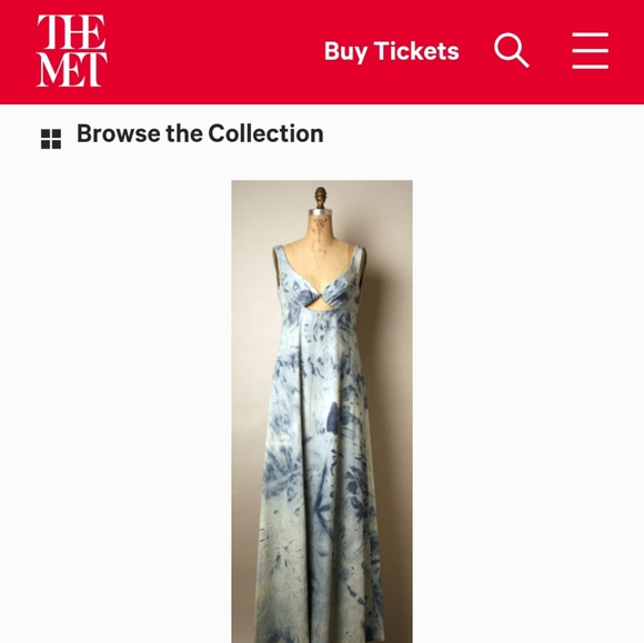 Vintage 1976 selvedge denim Met Mueseum Tye dye - Picture 7 of 8